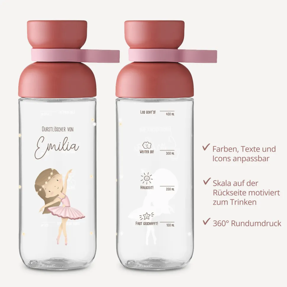 Mepal Trinkflasche Kinder 500 ml Vita "Kleine Ballerina"