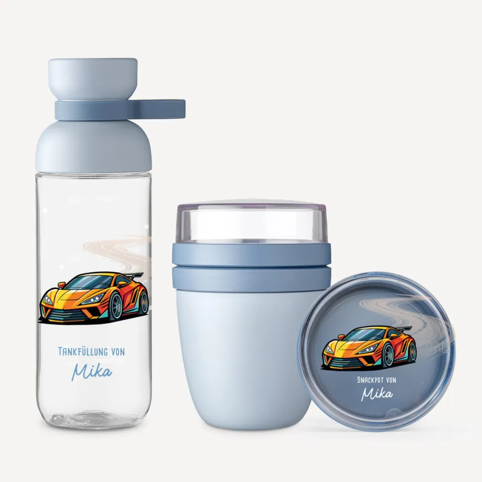 Mepal Trinkflasche Kinder 500 ml Vita "Rennauto"