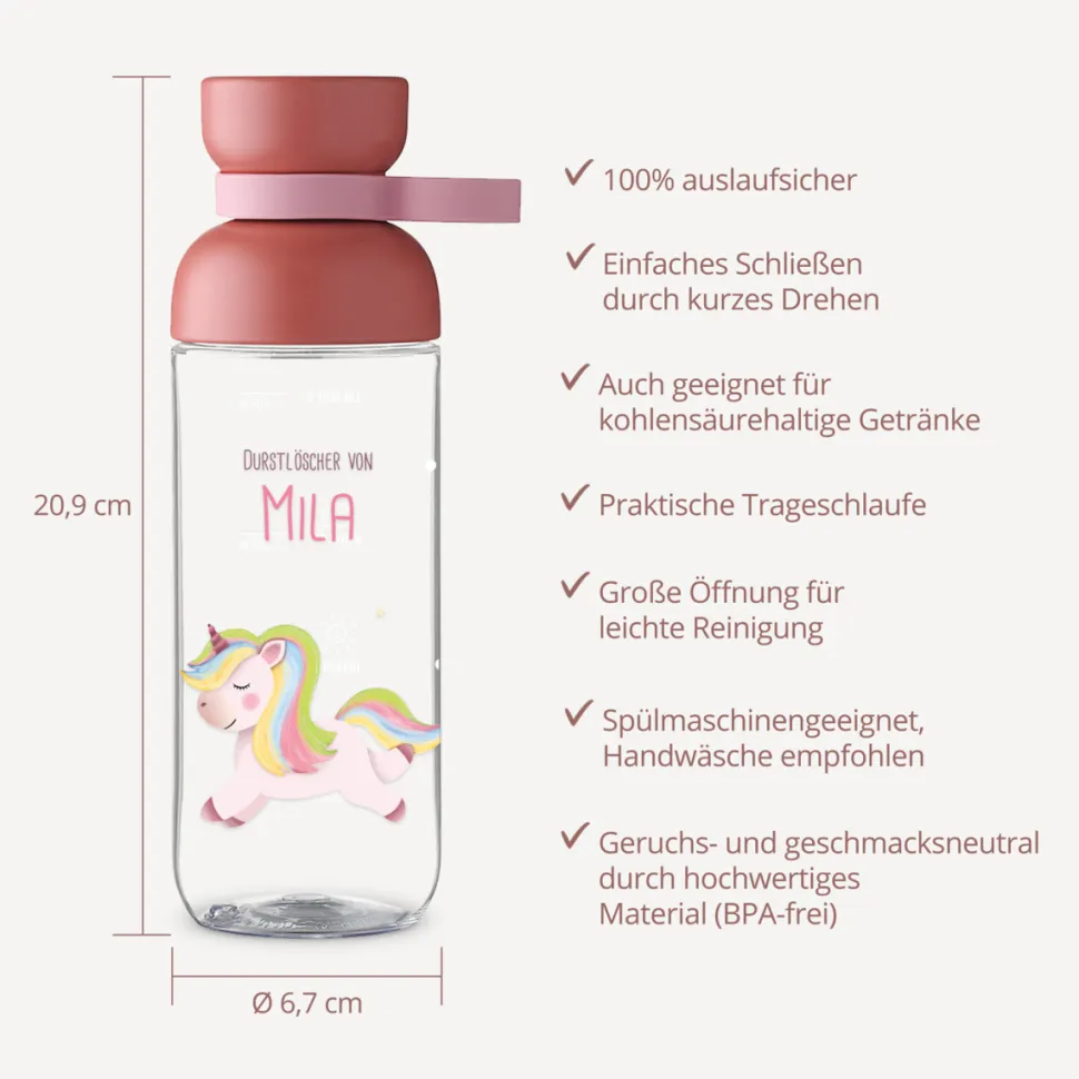 Mepal Trinkflasche Kinder 500 ml Vita "Einhorn"