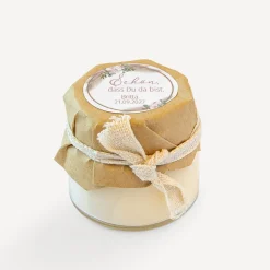 Mini Duftkerze mit Aufkleber "Boho Pampas"