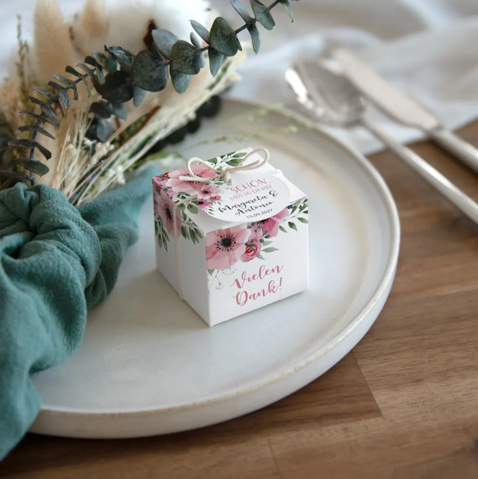 Mini Duftkerze mit Box + Anhänger "Bohemian Summer"