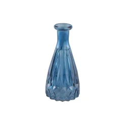 Mini Flaschenvase blau 5 x 10,7 cm