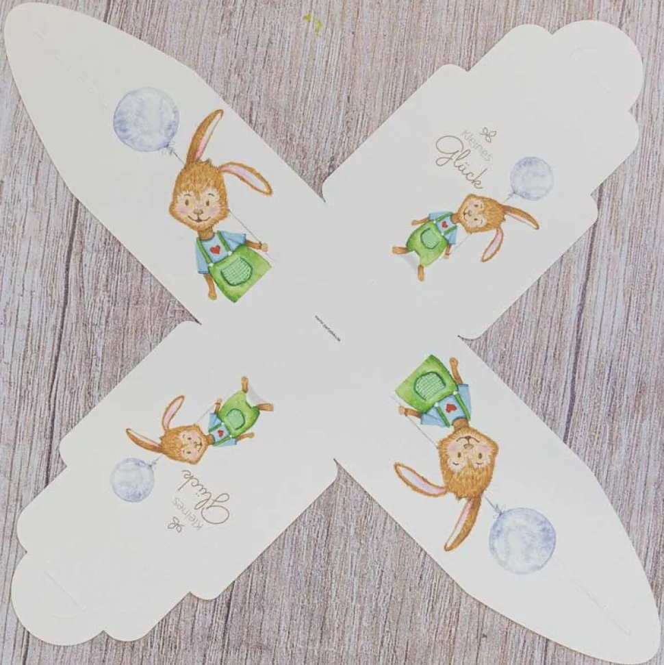 Mini Geschenkbox Geburt Kleines Häschen