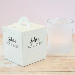 Mini Geschenkbox "Schön, dass Du da bist"