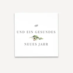 Mini Geschenkumschlag 8,5 x 8,5 cm "Mistelzweig"