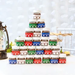 Mini Nutella Adventskalender mit Aufklebern