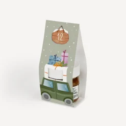 Mini Nutella Adventskalender inkl. Geschenktäschchen 