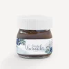 Mini Nutella Glas mit Aufkleber geschäftlich "Winterlandschaft"