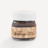Mini Nutella Glas mit Aufkleber geschäftlich "Frohe Weihnachten"