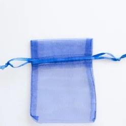 Organzasäckchen blau