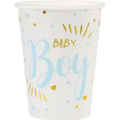 Pappbecher Babyparty "Boy" 10 Stück