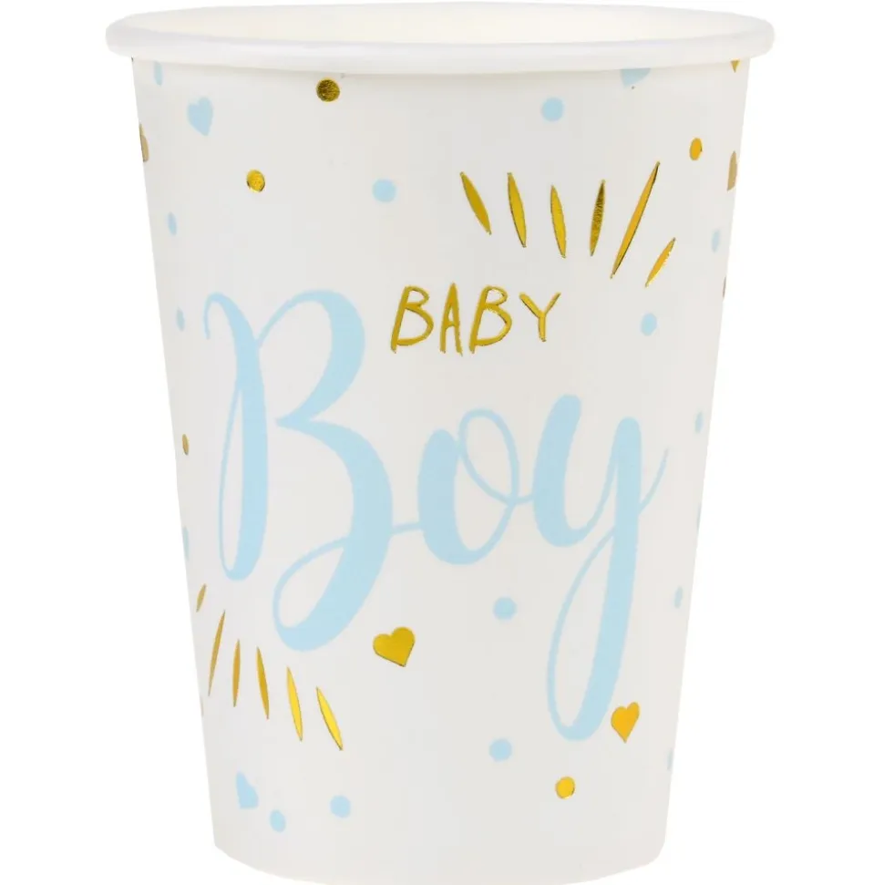 Pappbecher Babyparty "Boy" 10 Stück