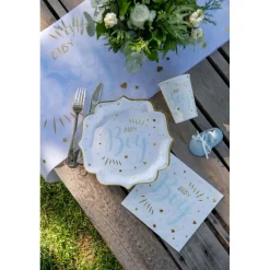 Pappteller Babyparty "Boy" 10 Stück