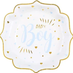 Pappteller Babyparty "Boy" 10 Stück