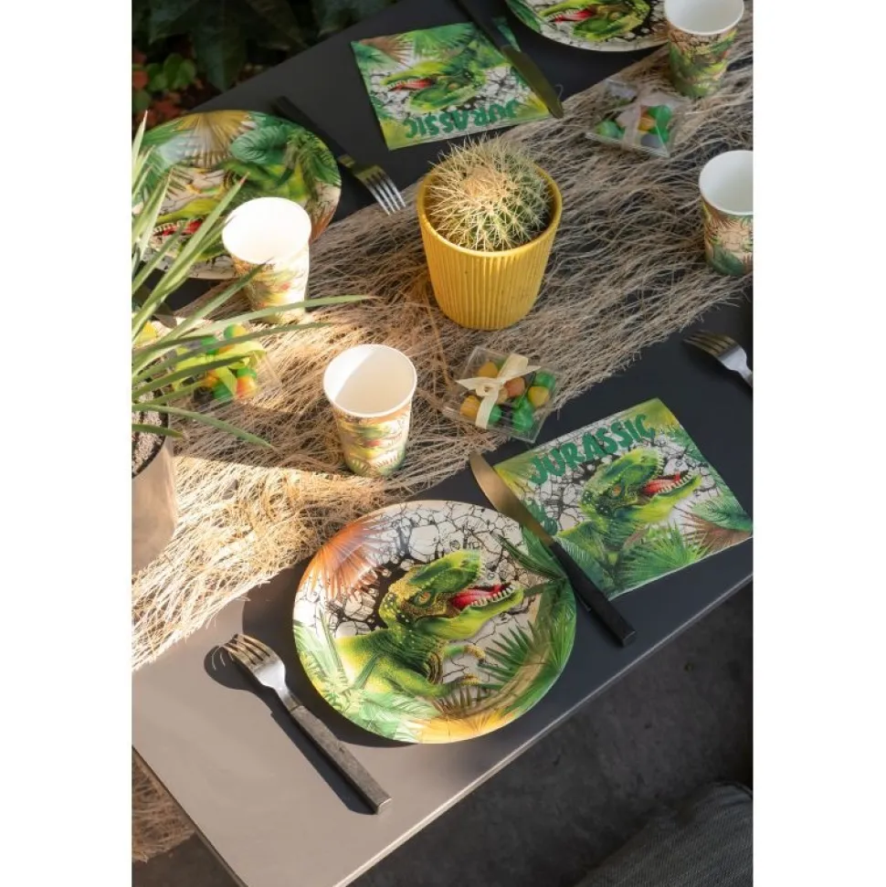 Pappteller Dinosaurier 10 Stück