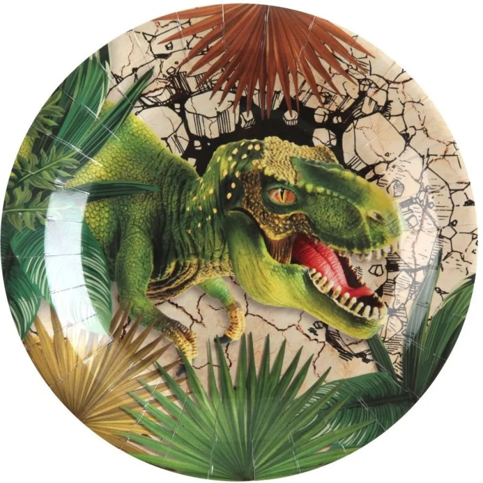 Pappteller Dinosaurier 10 Stück