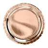 Pappteller roségold Ø 23 cm 6 Stück