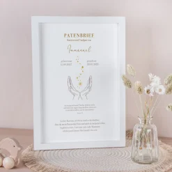 Patenbrief "Hände Sternenzauber"