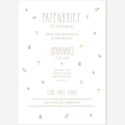 Patenbrief "Kleine Symbole"
