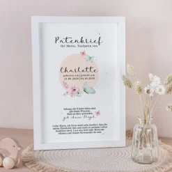 Patenbrief "Schmetterlinge"