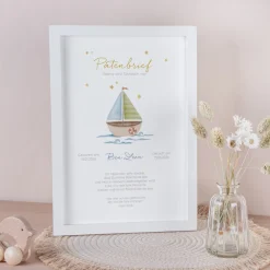 Patenbrief "Segelboot"