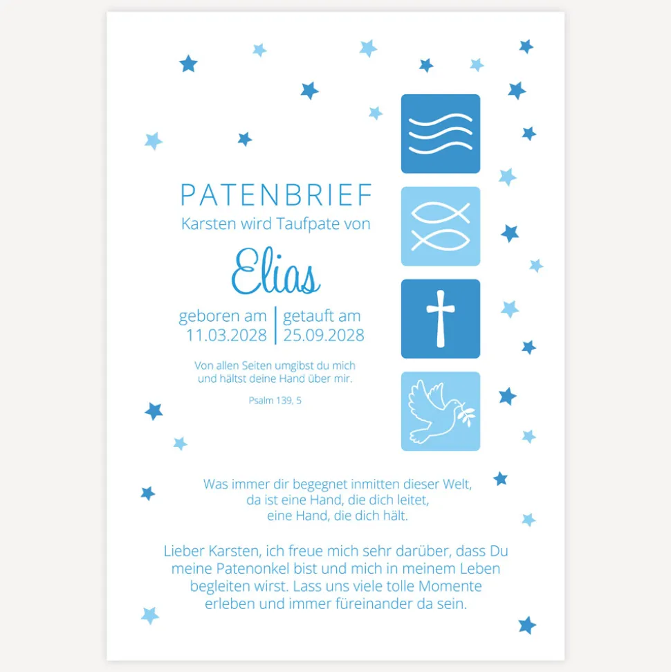 Patenbrief Symbole