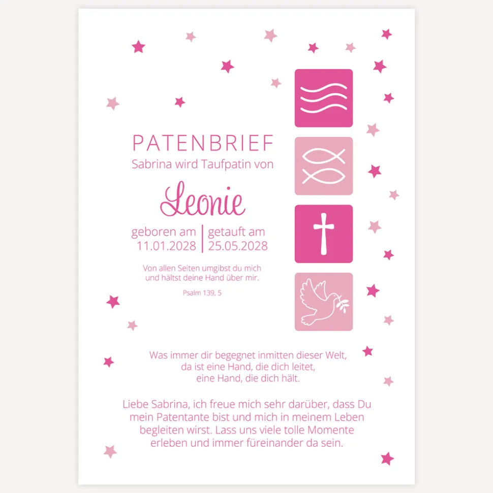 Patenbrief Symbole