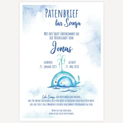 Patenbrief Wal