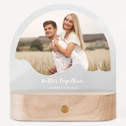 Personalisierte Fotolampe "Better together"