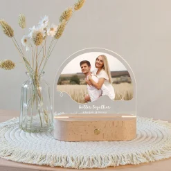 Personalisierte Fotolampe "Better together"