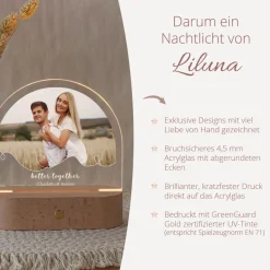 Personalisierte Fotolampe