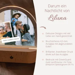 Personalisierte Fotolampe