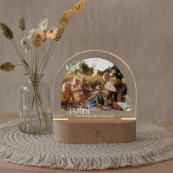 Personalisierte Fotolampe "Familie"