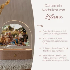 Personalisierte Fotolampe