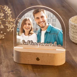 Personalisierte Fotolampe