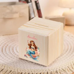 Personalisierte Spardose Kinder "Kleine Meerjungfrau"
