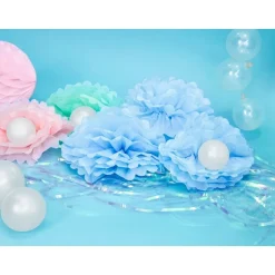 Pom Pom blau Ø 25 cm