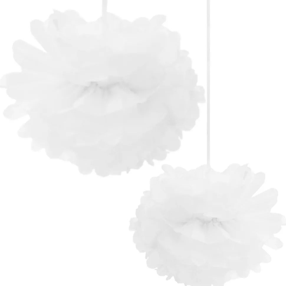 Pom Pom weiß Ø 25 cm