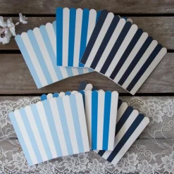 Popcorn Box Mix blau 6 Stück