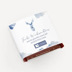 Ritter Sport Mini mit Banderole "Aquarell Rentier"