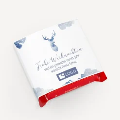 Ritter Sport Mini mit Banderole "Aquarell Rentier"