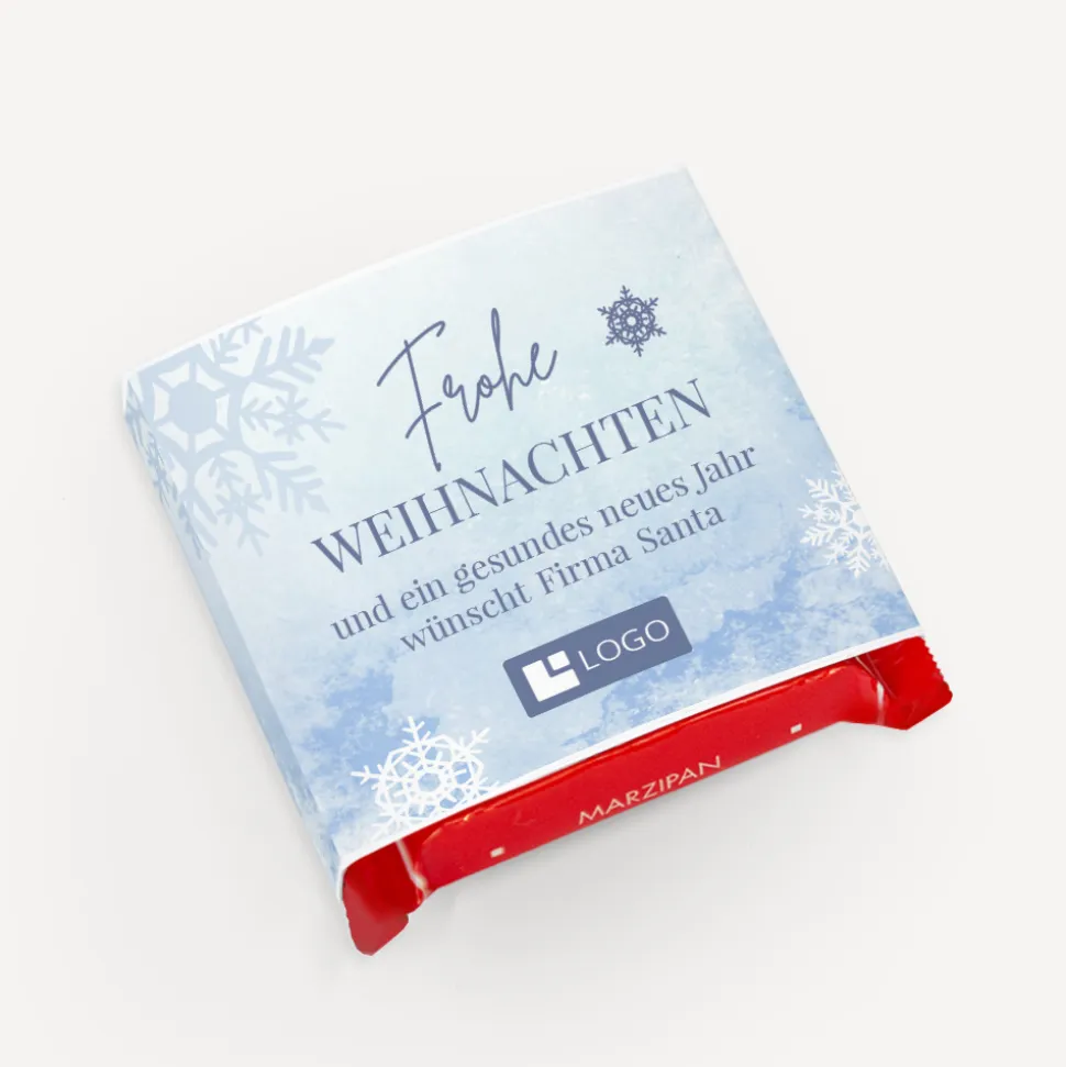 Ritter Sport Mini mit Banderole "Schneeflocken"