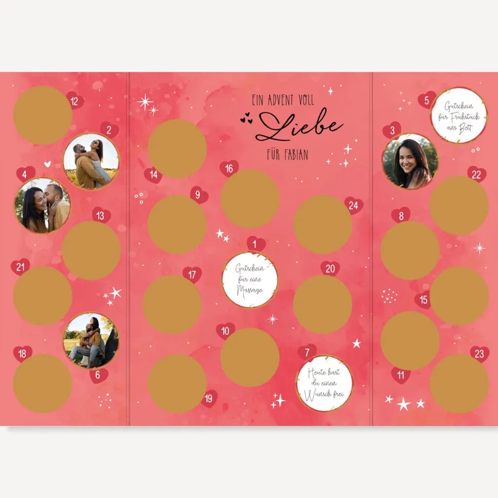 Rubbel Adventskalender "Fest der Liebe"
