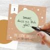 Rubbel Adventskalender Karten-Set zum Beschriften