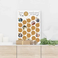 Rubbel Adventskalender mit Fotos 