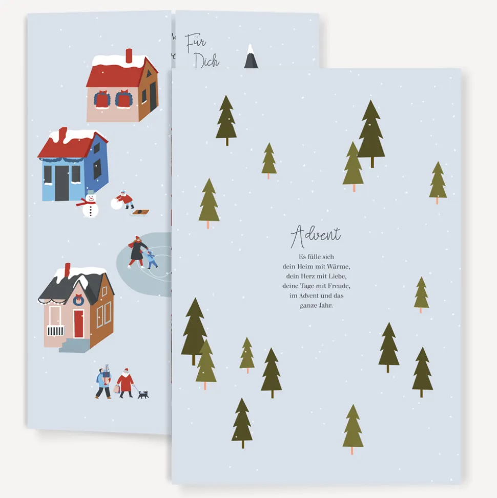 Rubbel Adventskalender "Winterdorf"