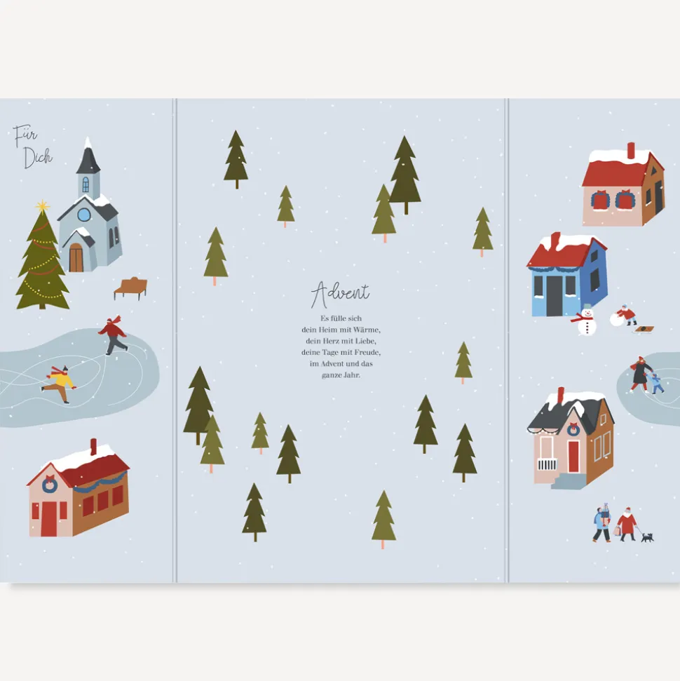 Rubbel Adventskalender "Winterdorf"
