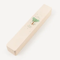 Schmale Kerzenbox Holz