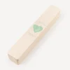 Schmale Kerzenbox Holz "Herz"