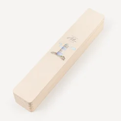 Schmale Kerzenbox Holz "Leuchtturm"